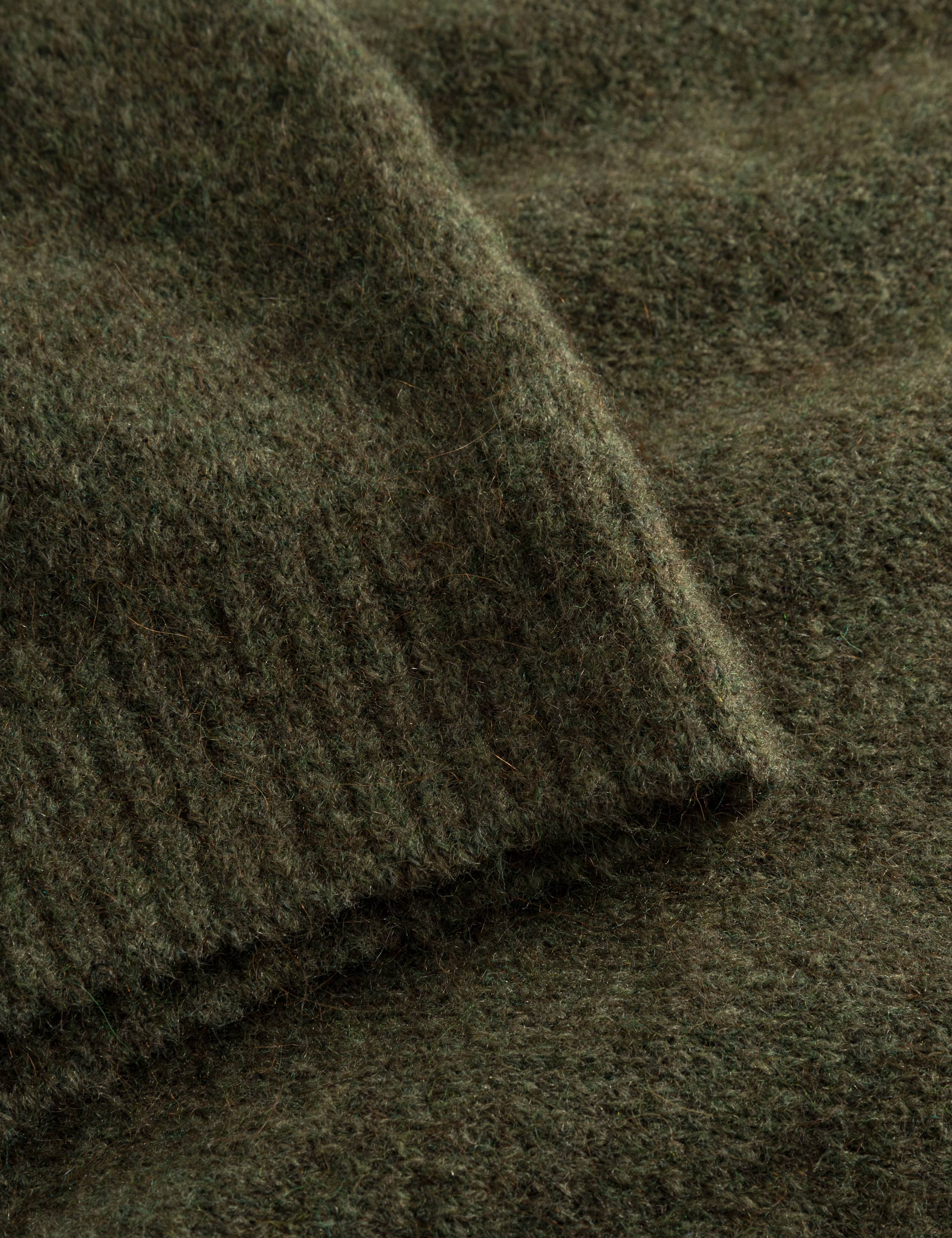 ALPINE KNIT - DARK MOSS - Image 3