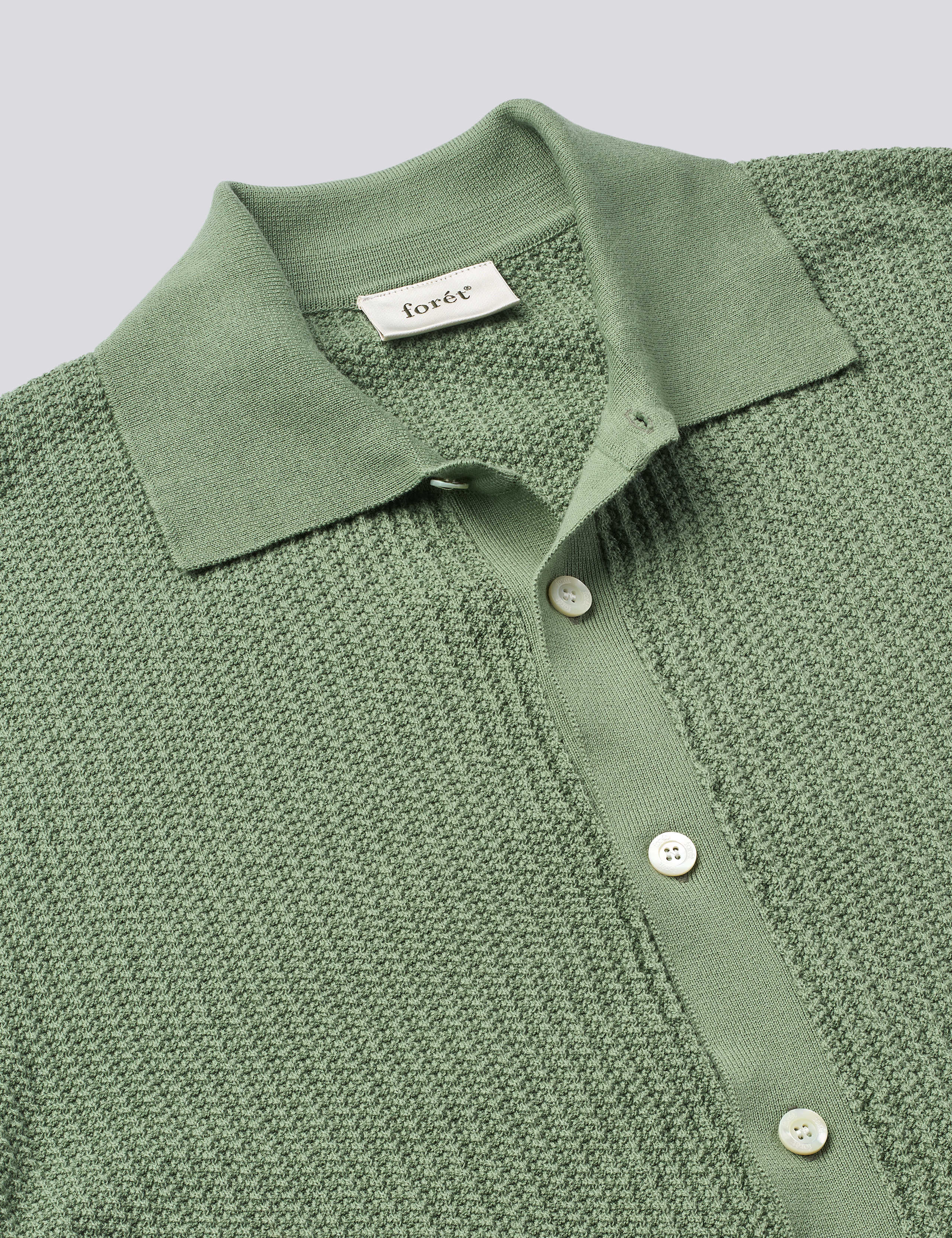 BARROW KNIT SHIRT - GREEN OXIDE - Image 3