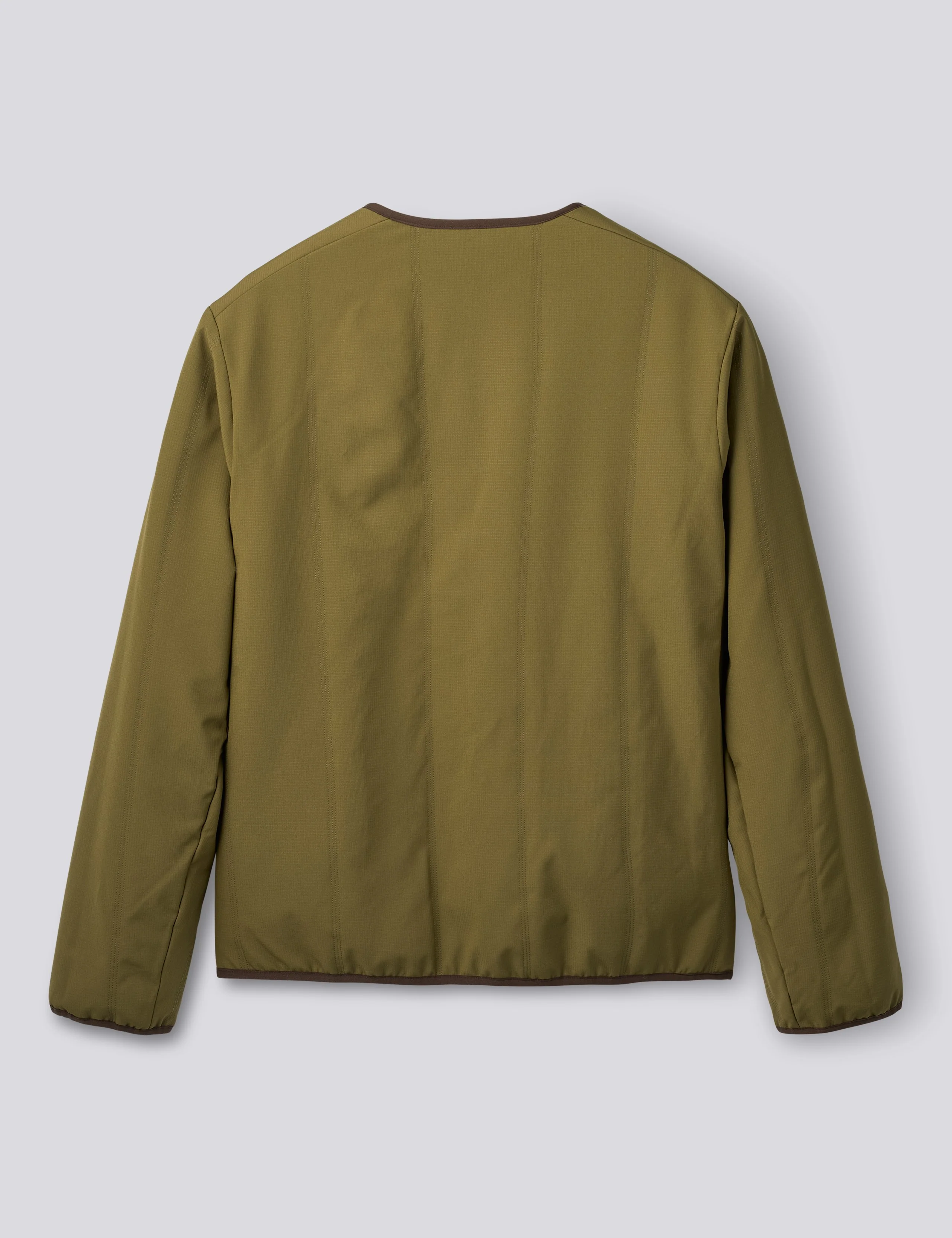 BEAN REVERSIBLE JACKET - DARK BROWN/ARMY - Image 5