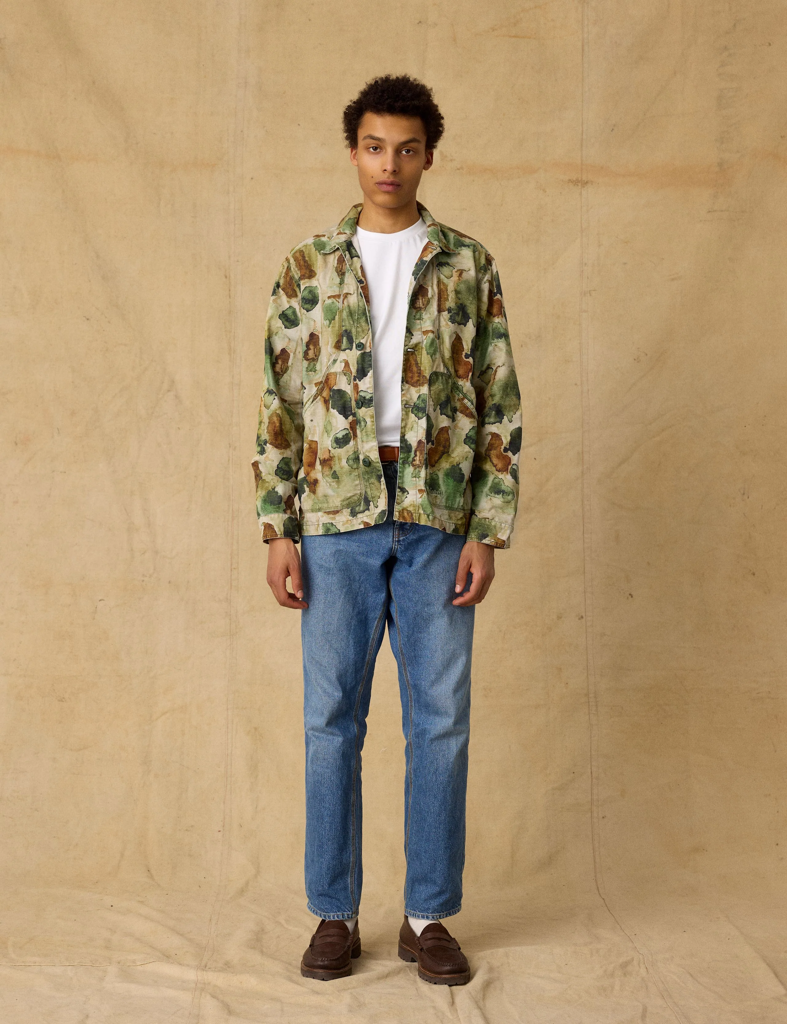 BERRY RIPSTOP OVERSHIRT - GREEN PRINT - Image 6