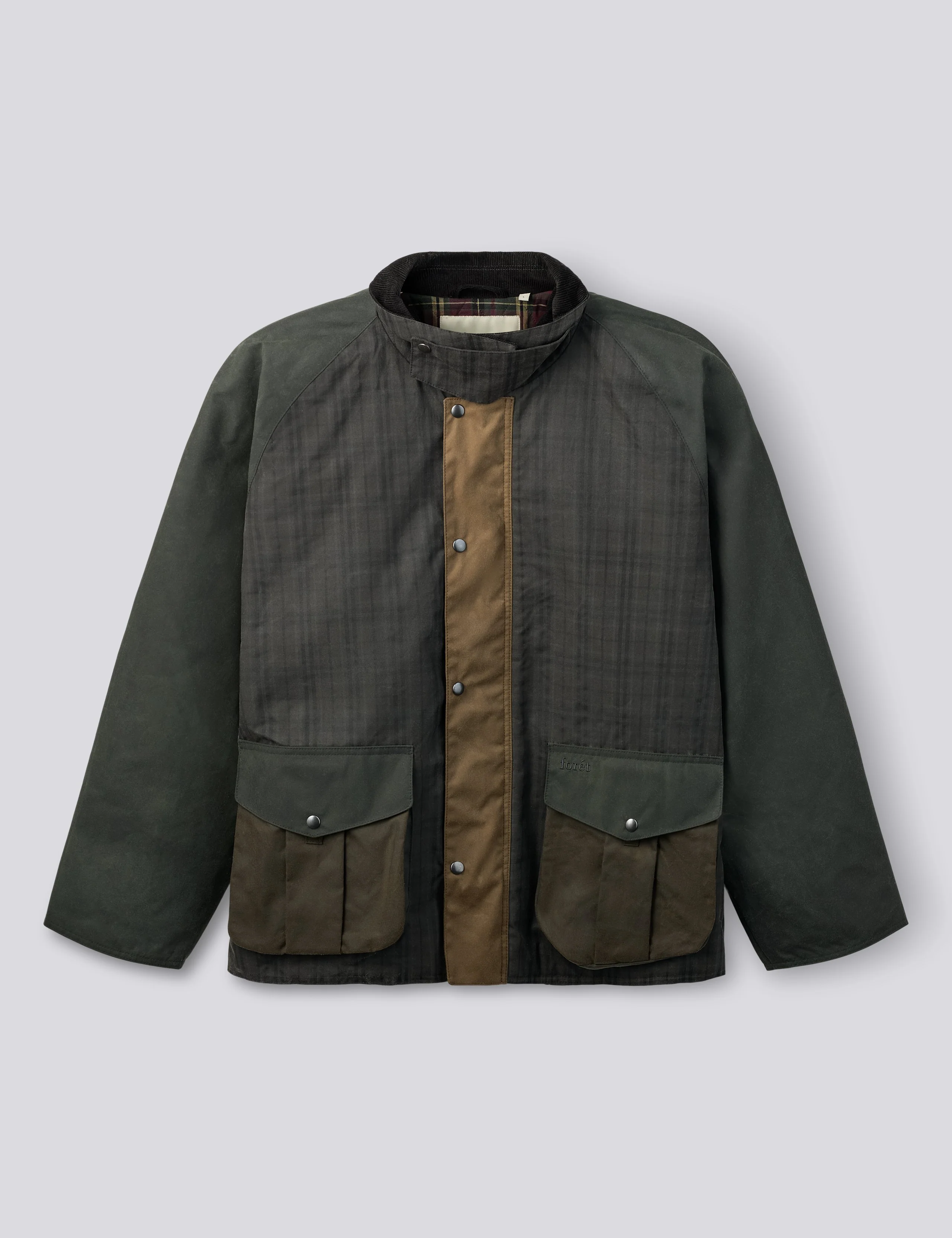 BIVOUAC PADDED OILSKIN JACKET - MULTI - Image 7