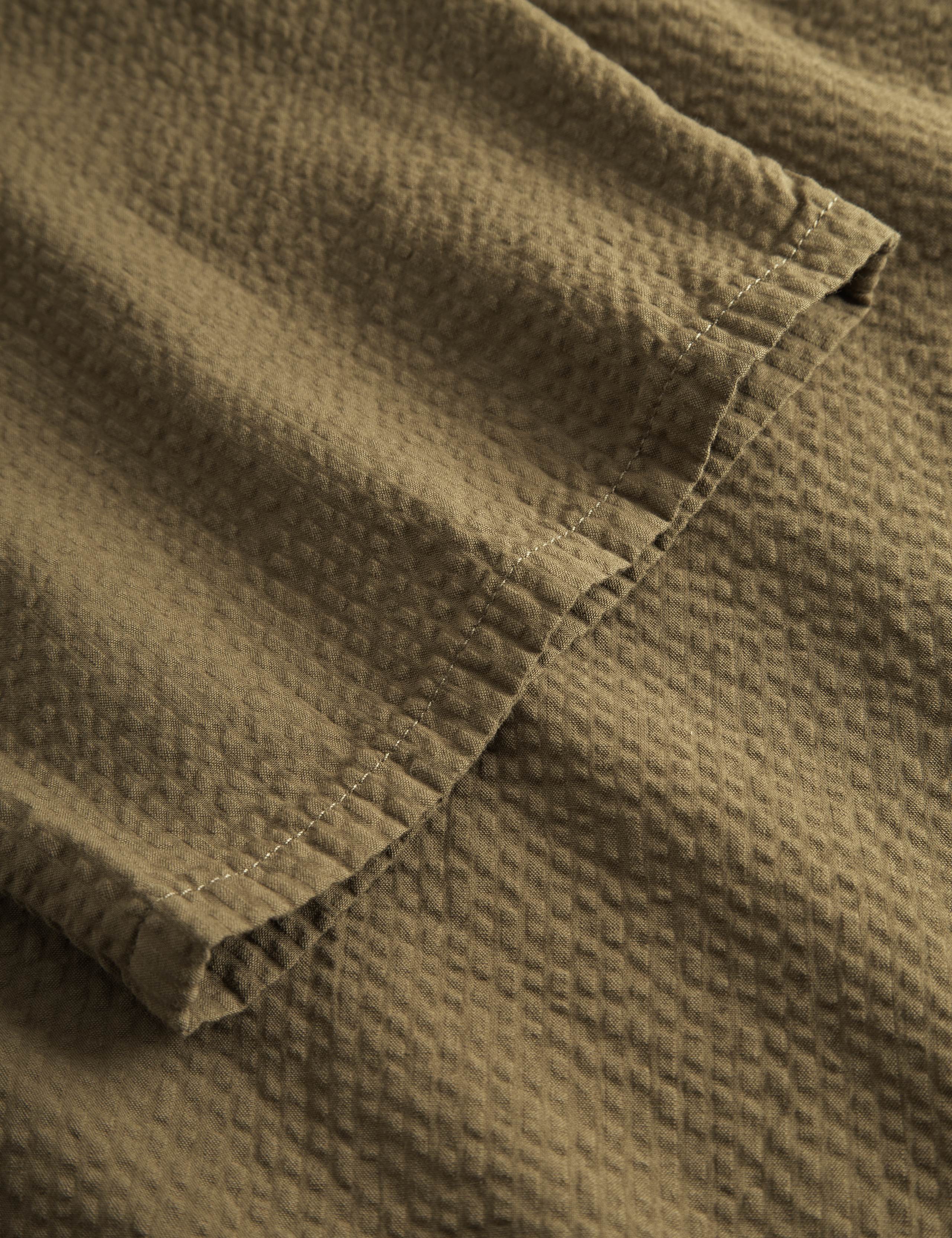 CALM SEERSUCKER PANTS - ARMY - Image 5