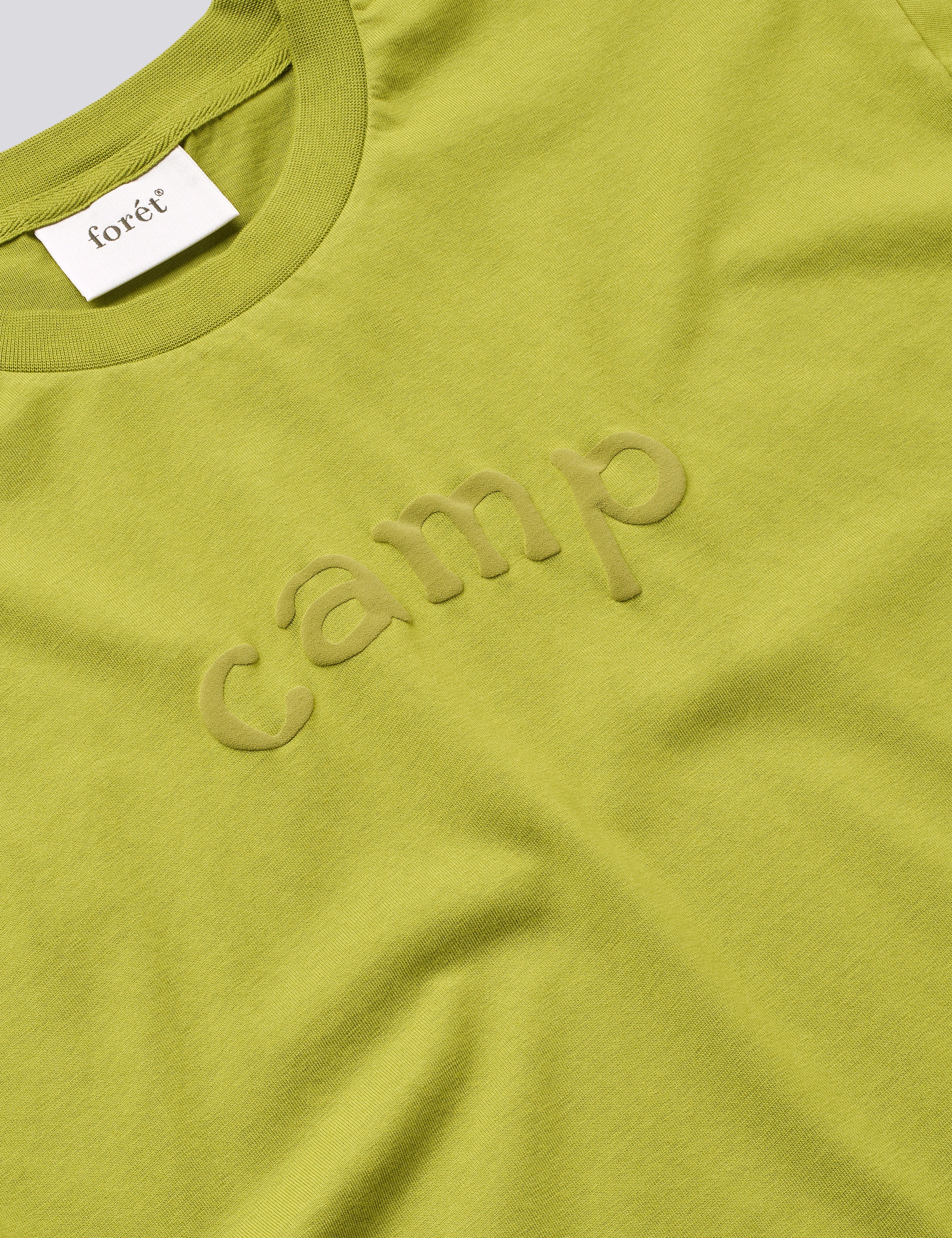 CAMP T-SHIRT - MOSS GREEN/LIGHT GREEN - Image 2