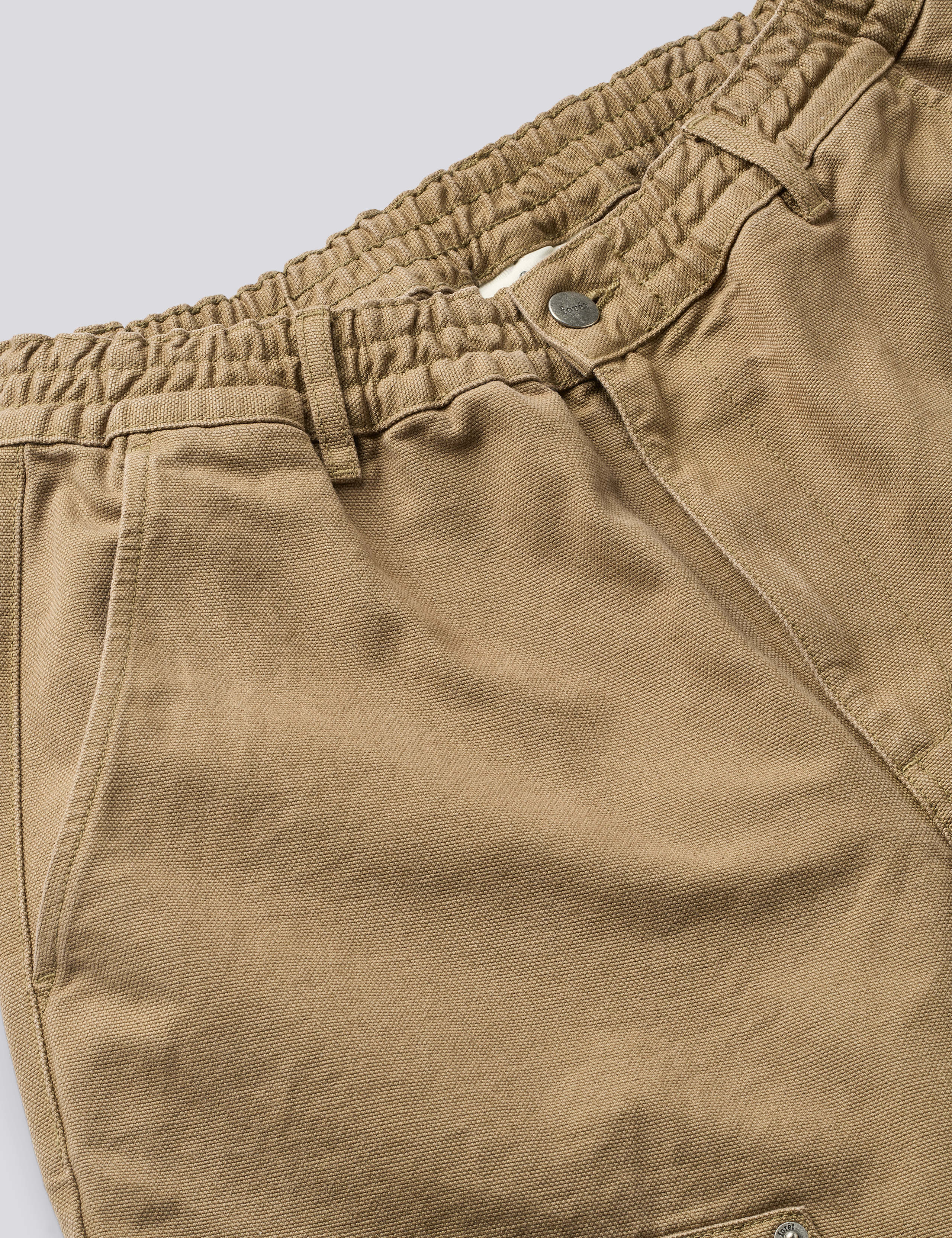 CLAY DOUBLE KNEE PANTS - BURNT KHAKI - Image 5