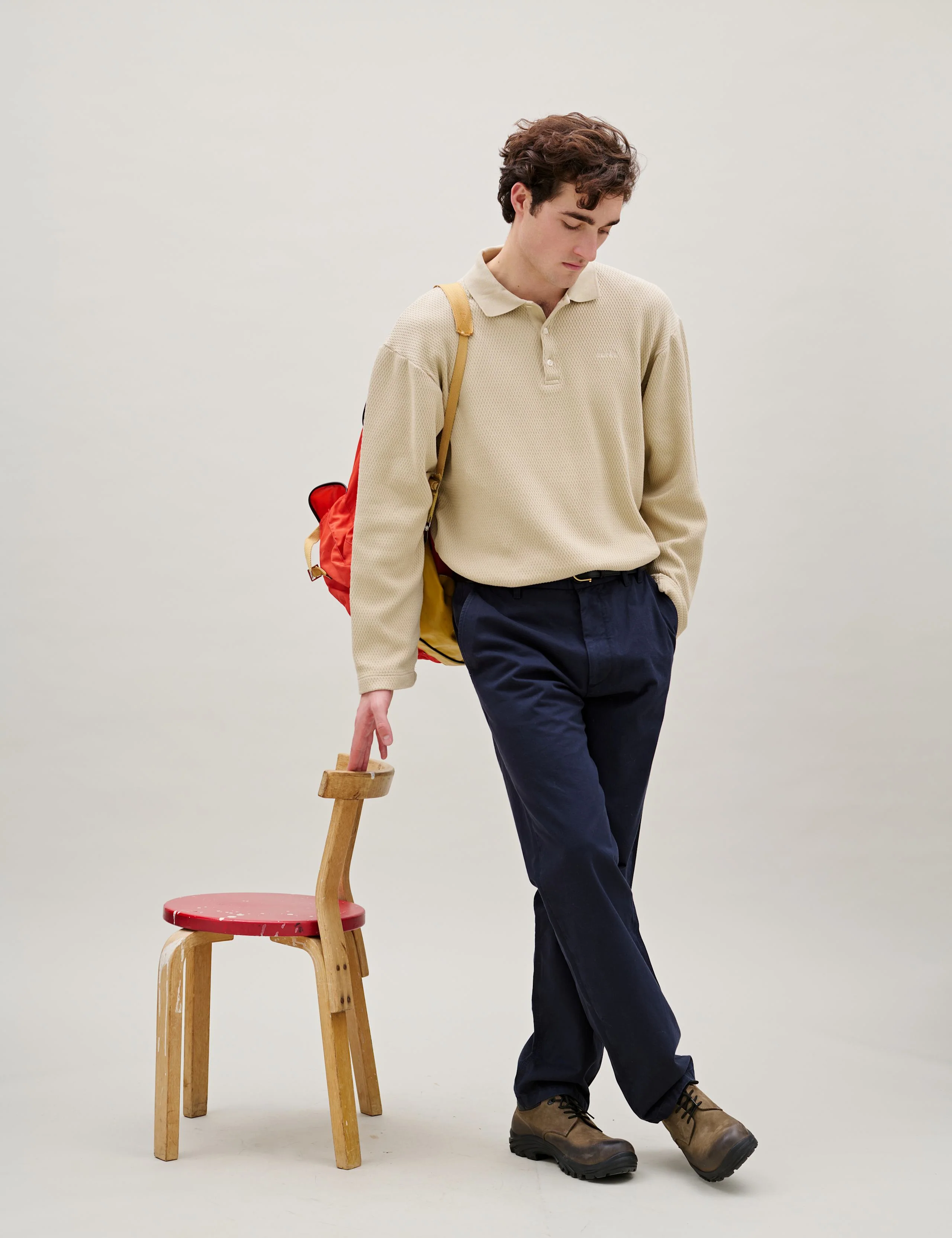 CLAY TWILL PANTS - NAVY - Image 6