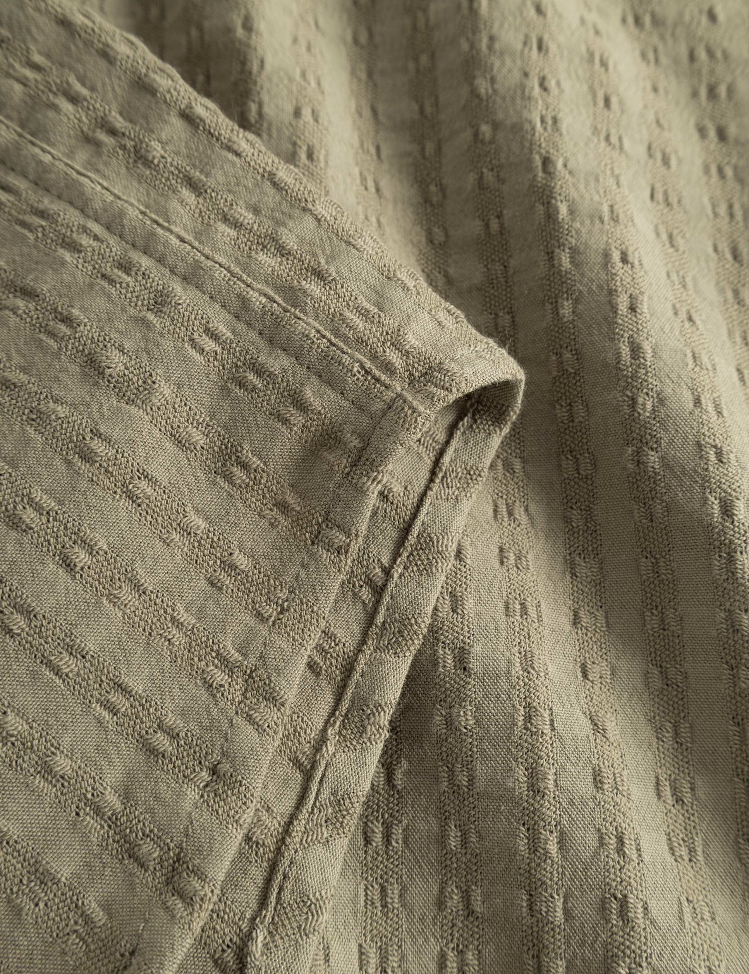 DAWN JACQUARD SHIRT - DUSTY OLIVE - Image 3