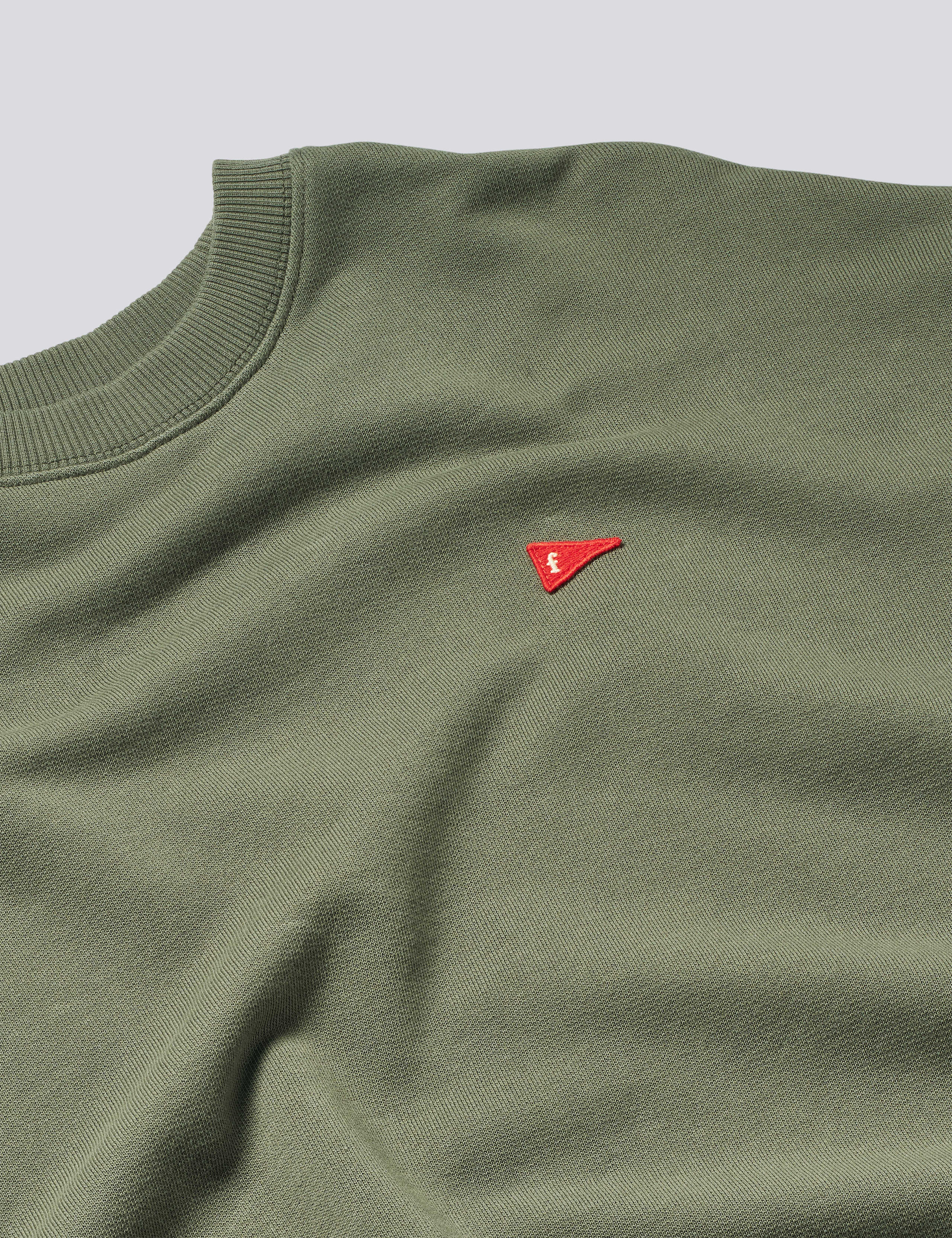 FLAG SWEATSHIRT - THYME - Image 2