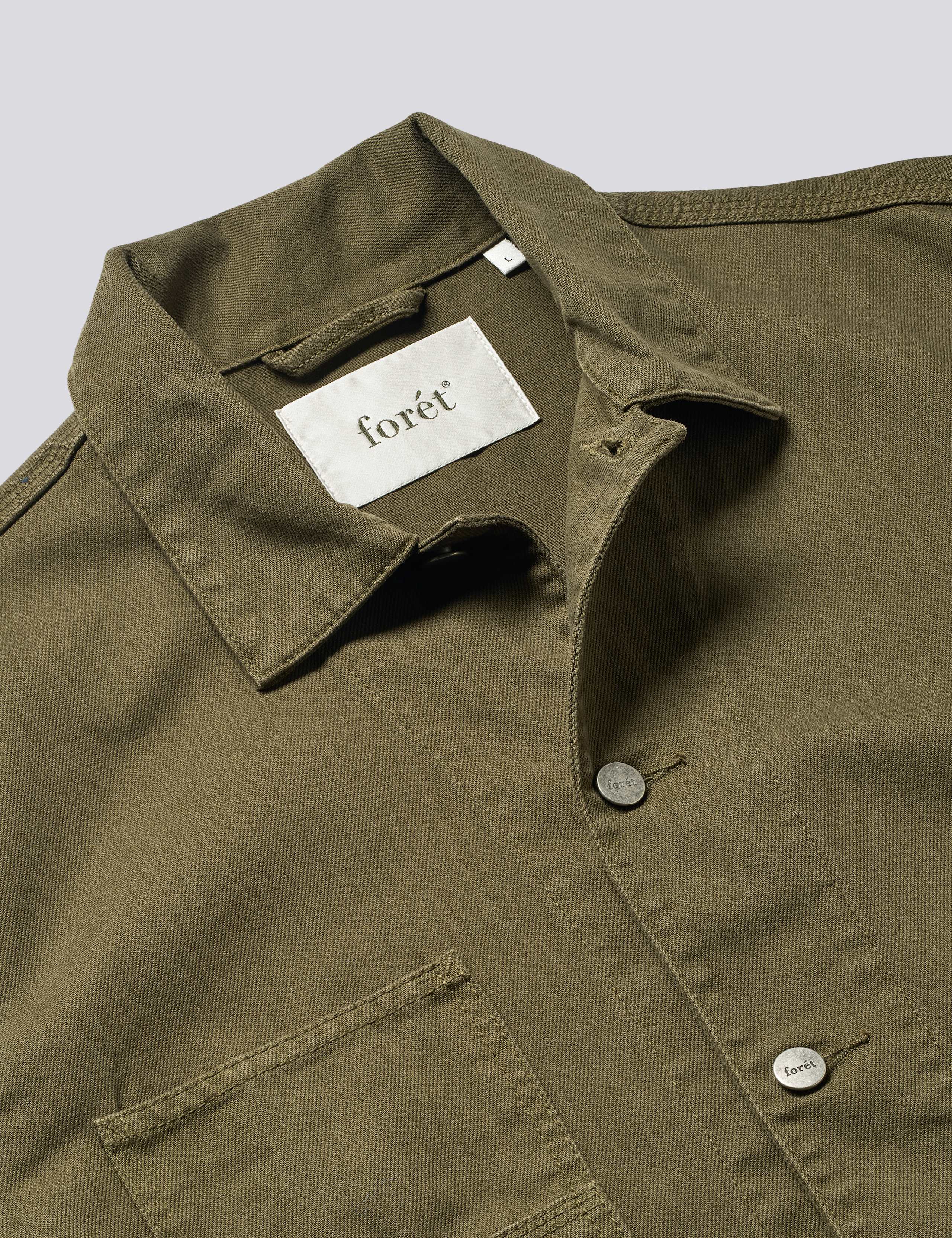 FORAGER TWILL JACKET - ARMY - Image 6