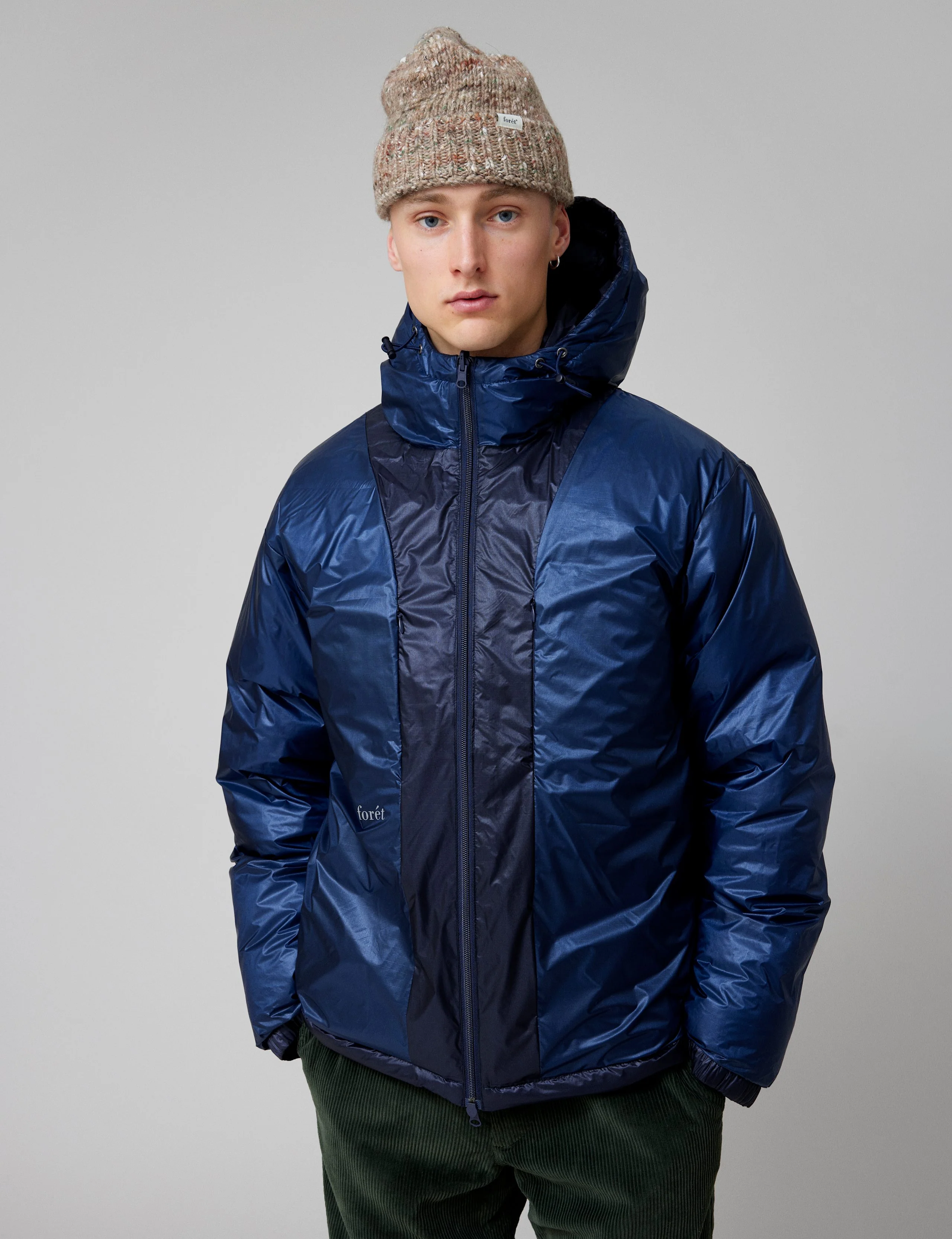 GRAIN REVERSIBLE PUFFER JACKET - NAVY - Image 4