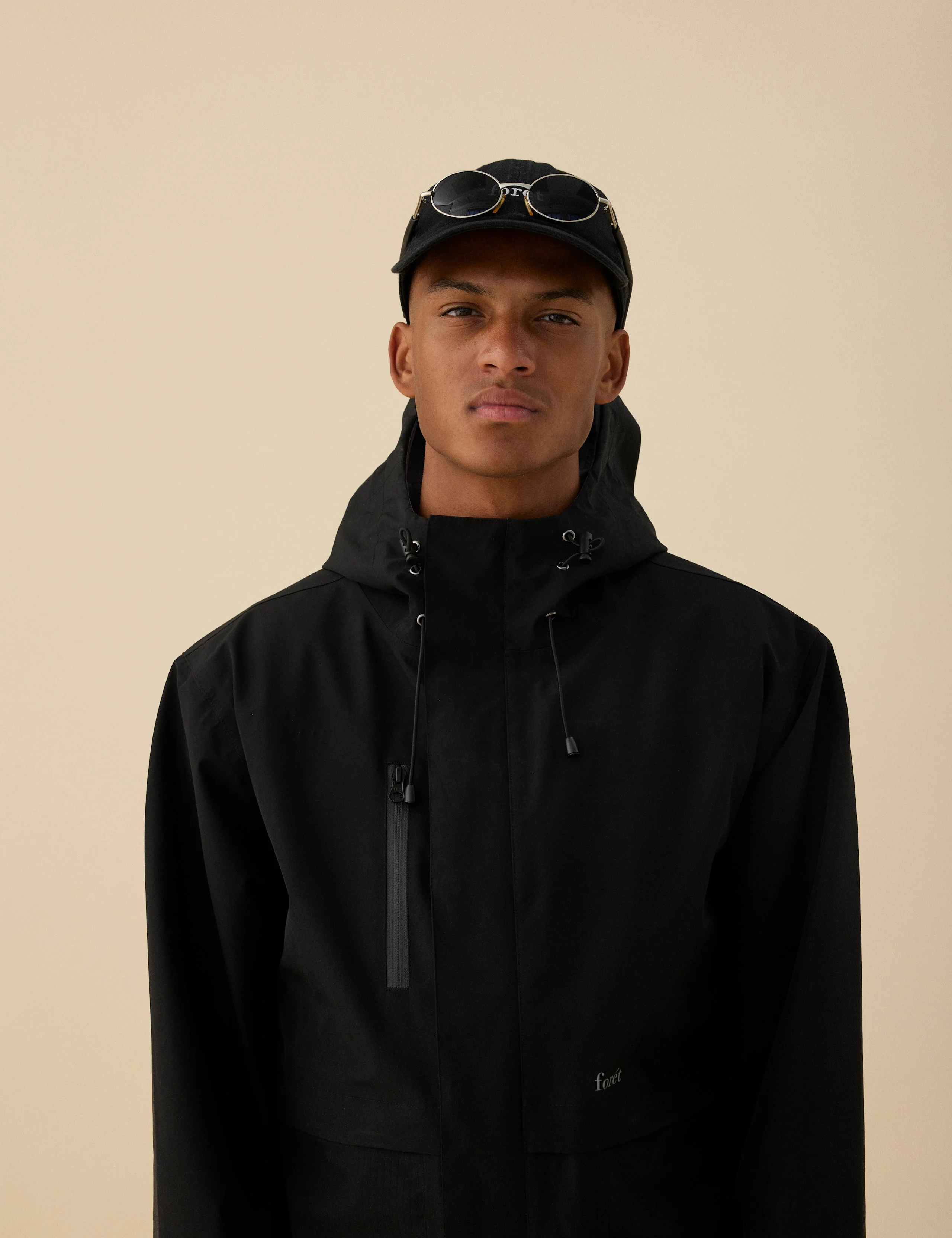HAWK WASHED CAP - BLACK - Image 3