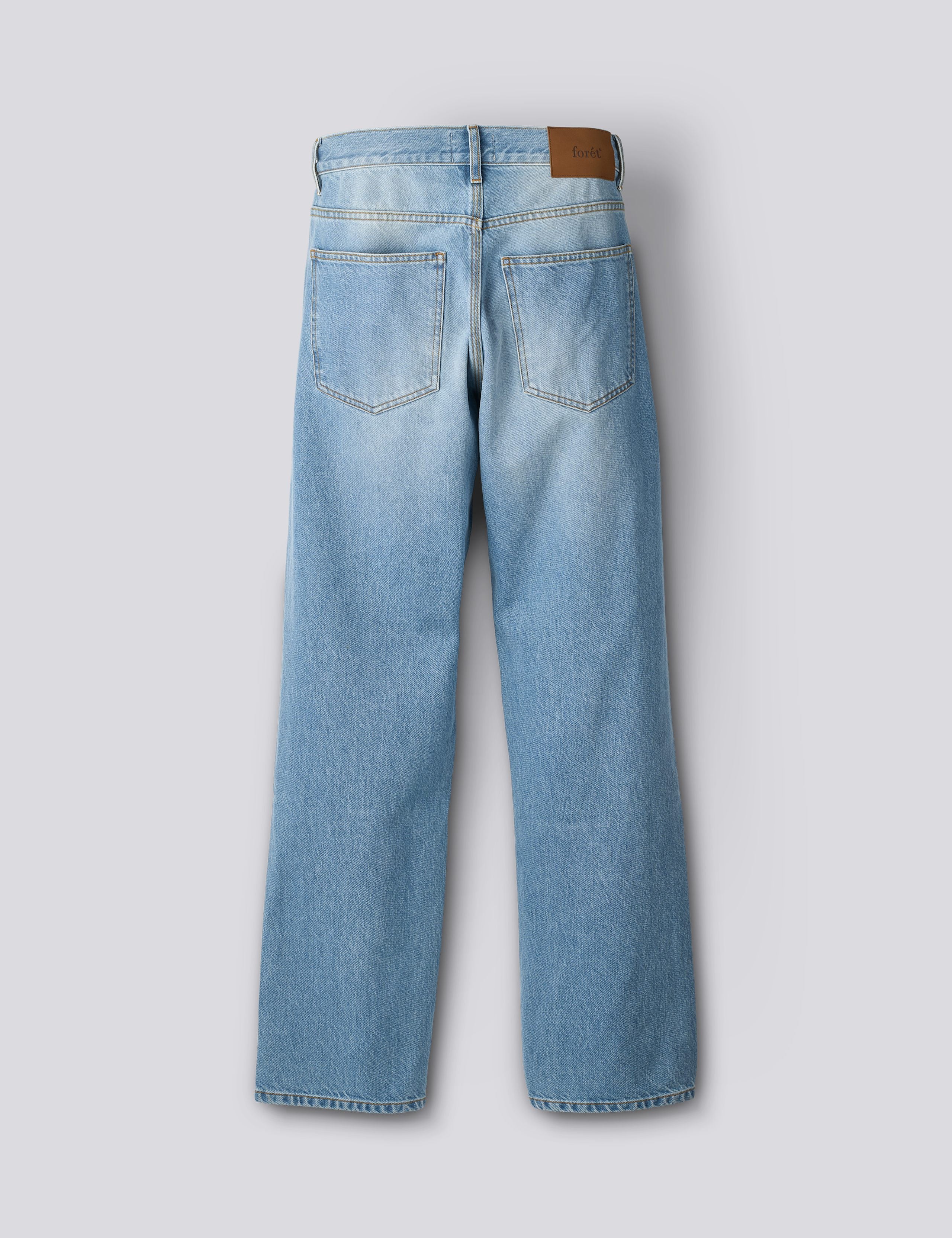 HEATH REGULAR FIT JEANS - WASHED LIGHT BLUE - Image 4