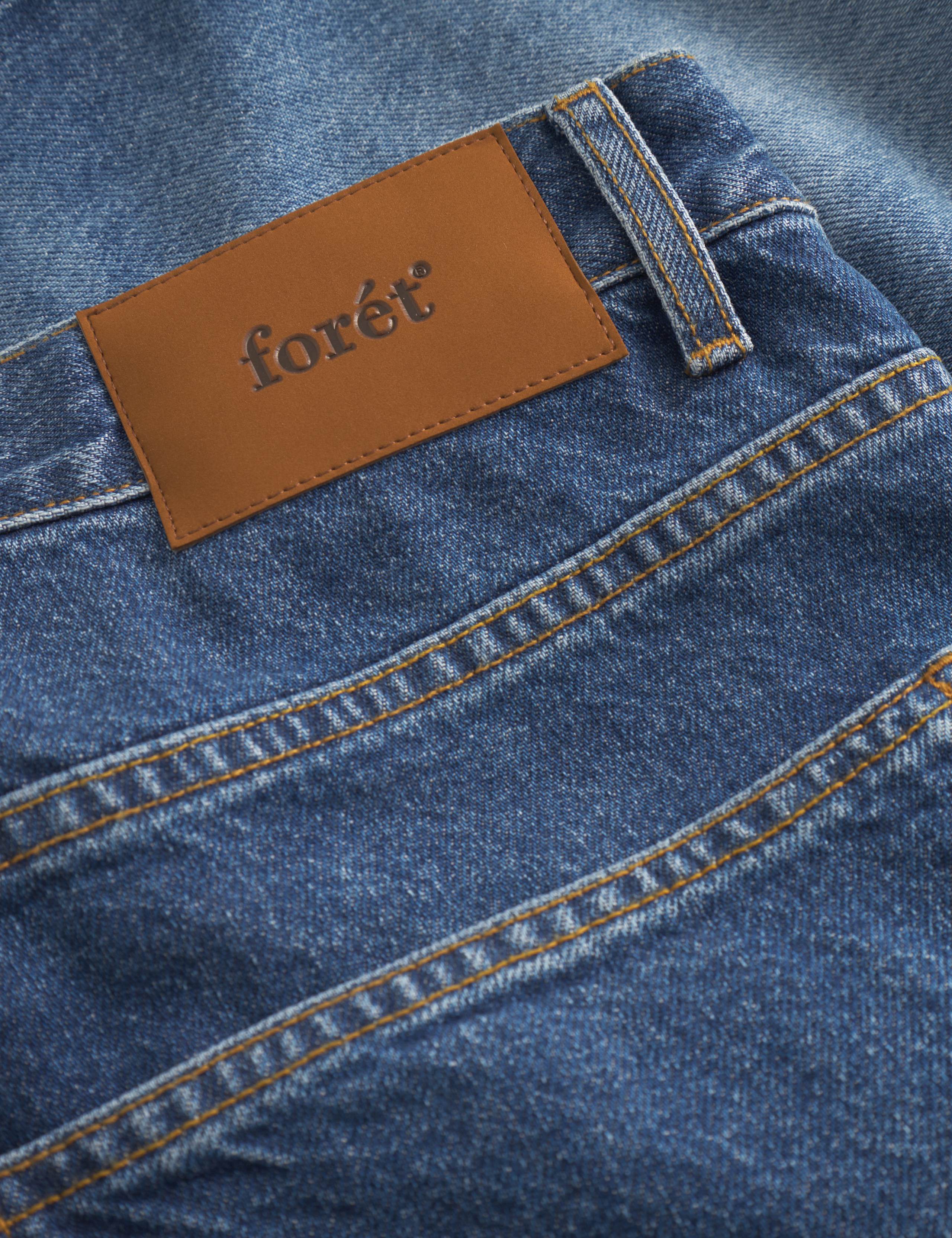 HEATH REGULAR FIT JEANS - WASHED MID BLUE - Image 5