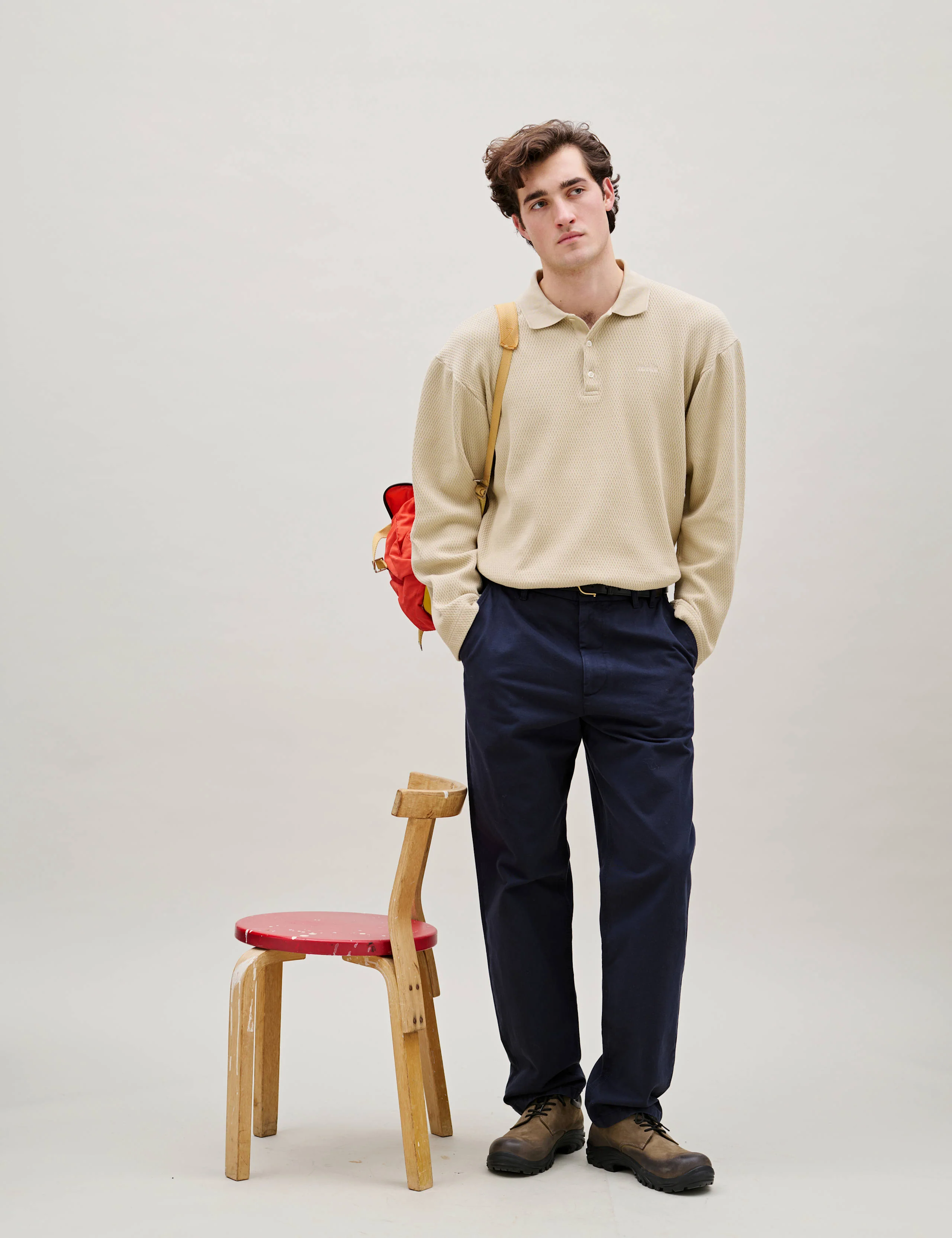 HERB POLO SWEATSHIRT - UNIFORM KHAKI - Image 2
