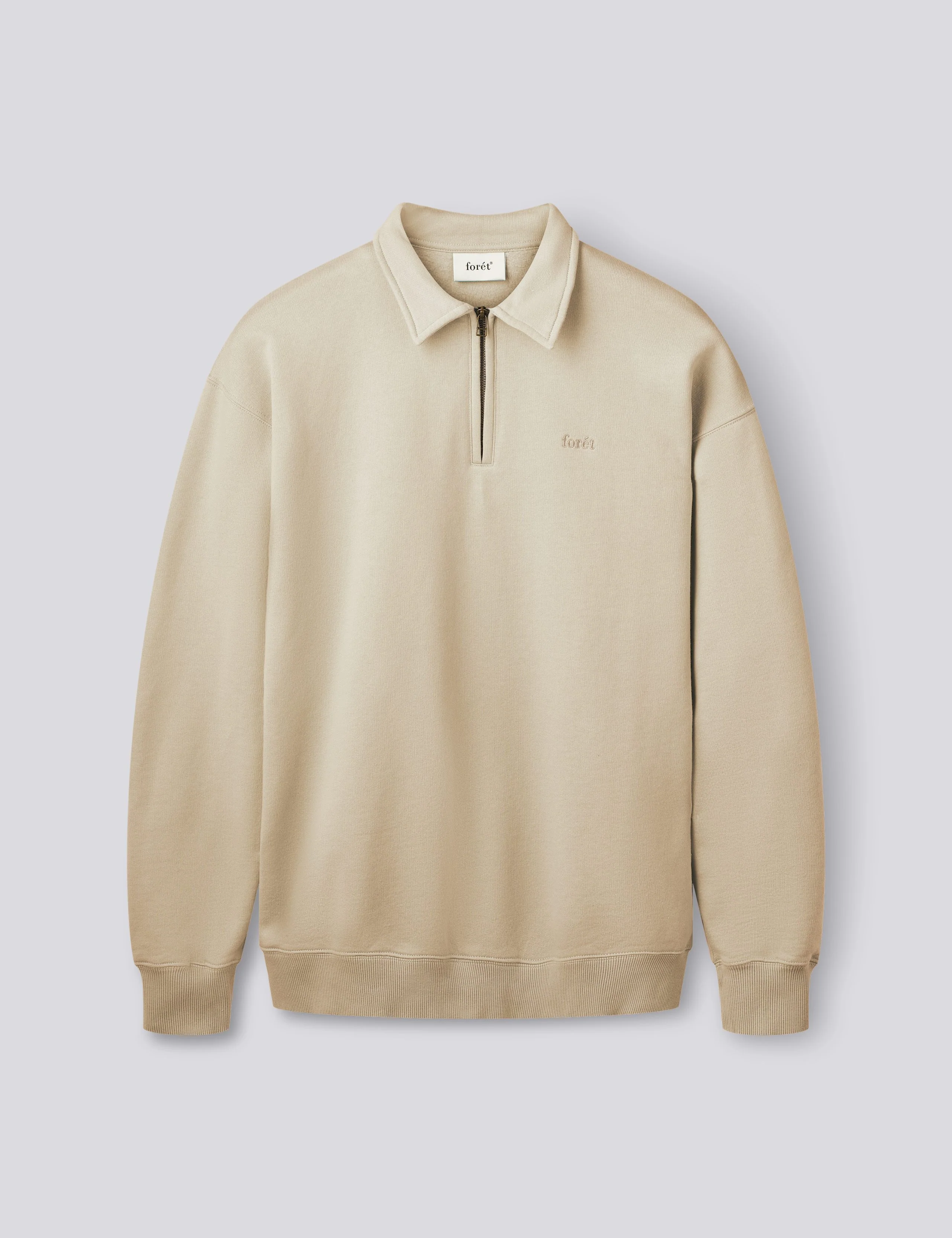 HOOK HALF ZIP - VINTAGE KHAKI