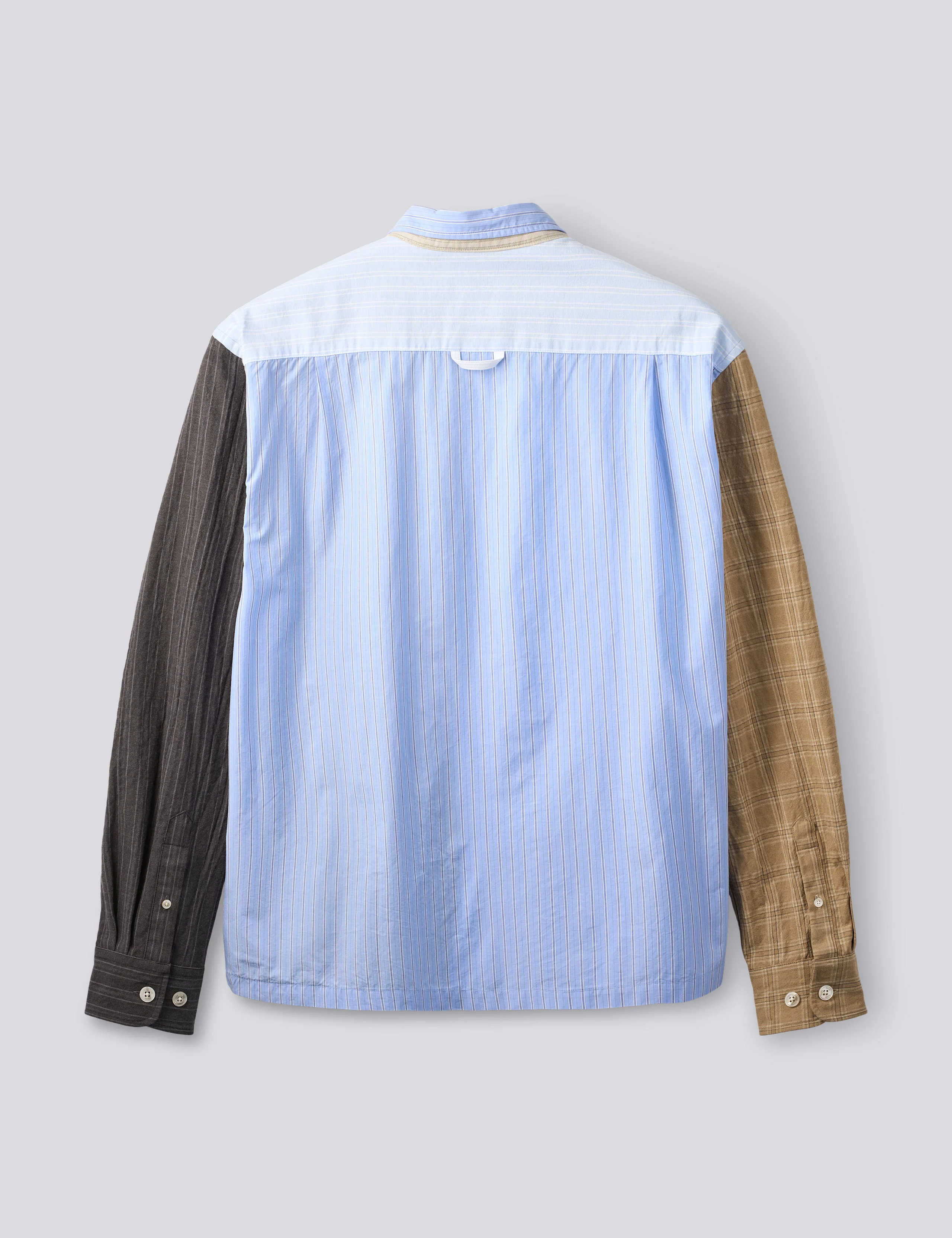 LUNAR PATCHWORK RELAXED FIT TEXTURED OVERSHIRT - PATCHWORK - Image 4