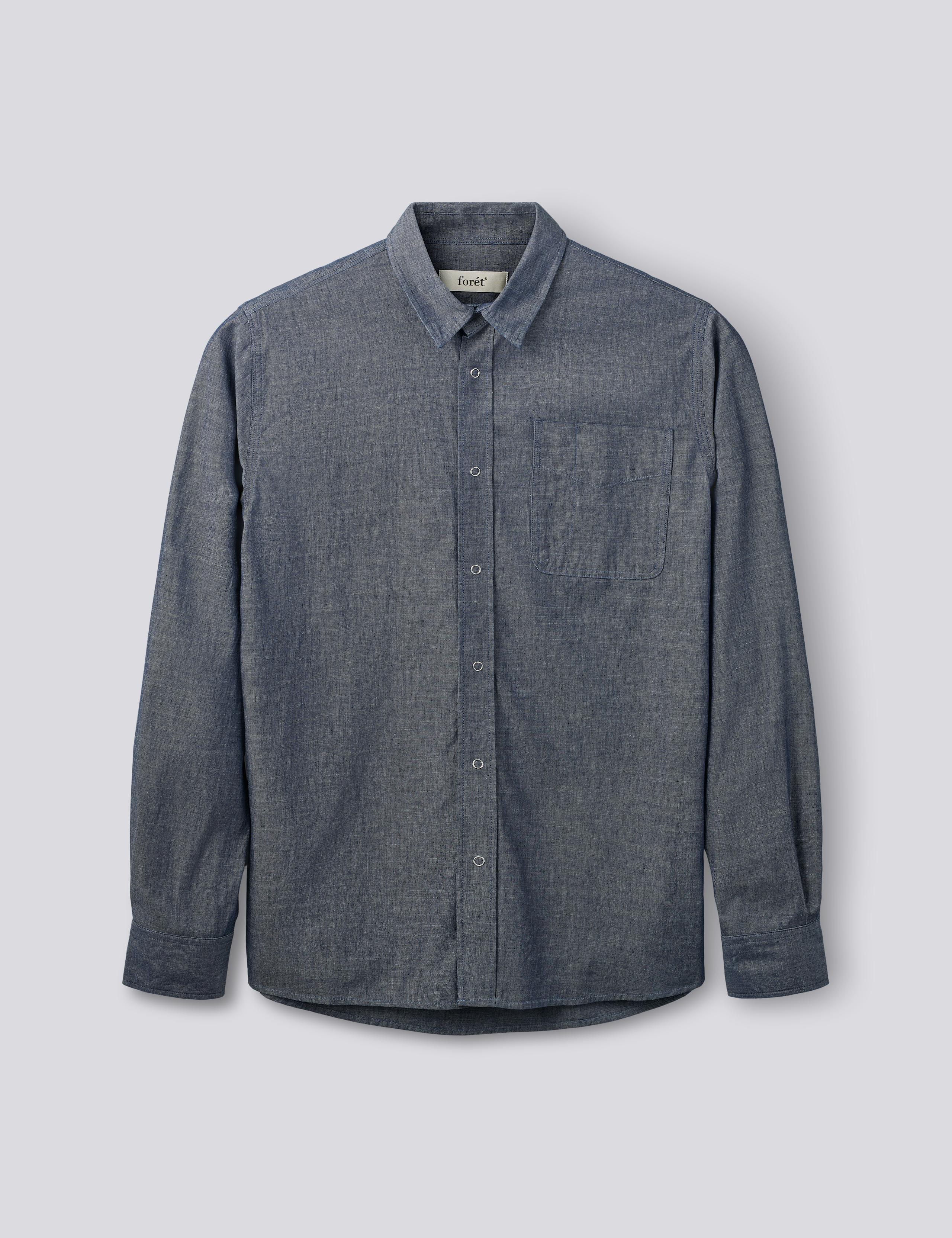 MAPLE CHAMBRAY REGULAR FIT SHIRT - CHAMBRAY