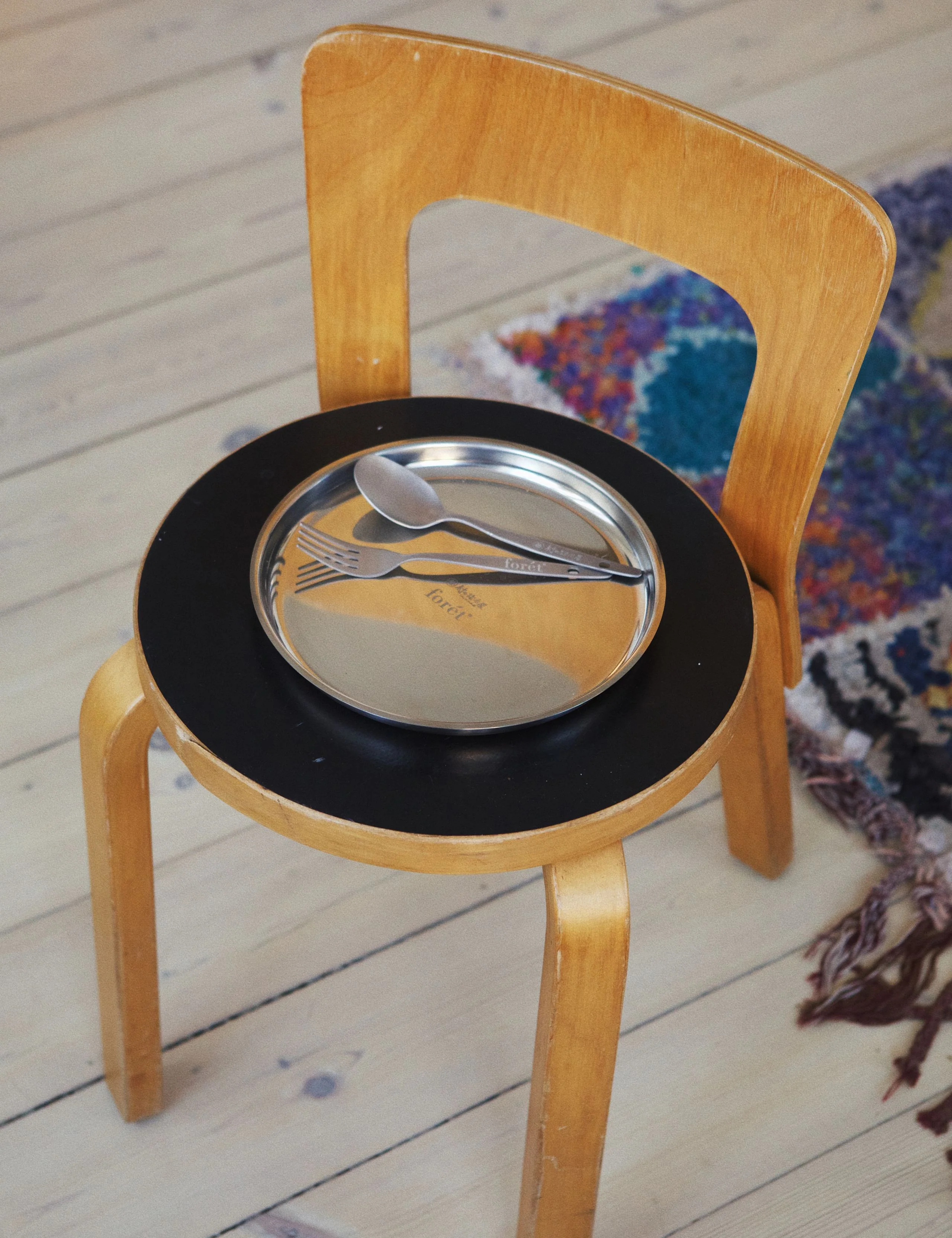 MURANOKAJIYA X FORÉT - SERVING DISH 23CM - STAINLESS STEEL - Image 5