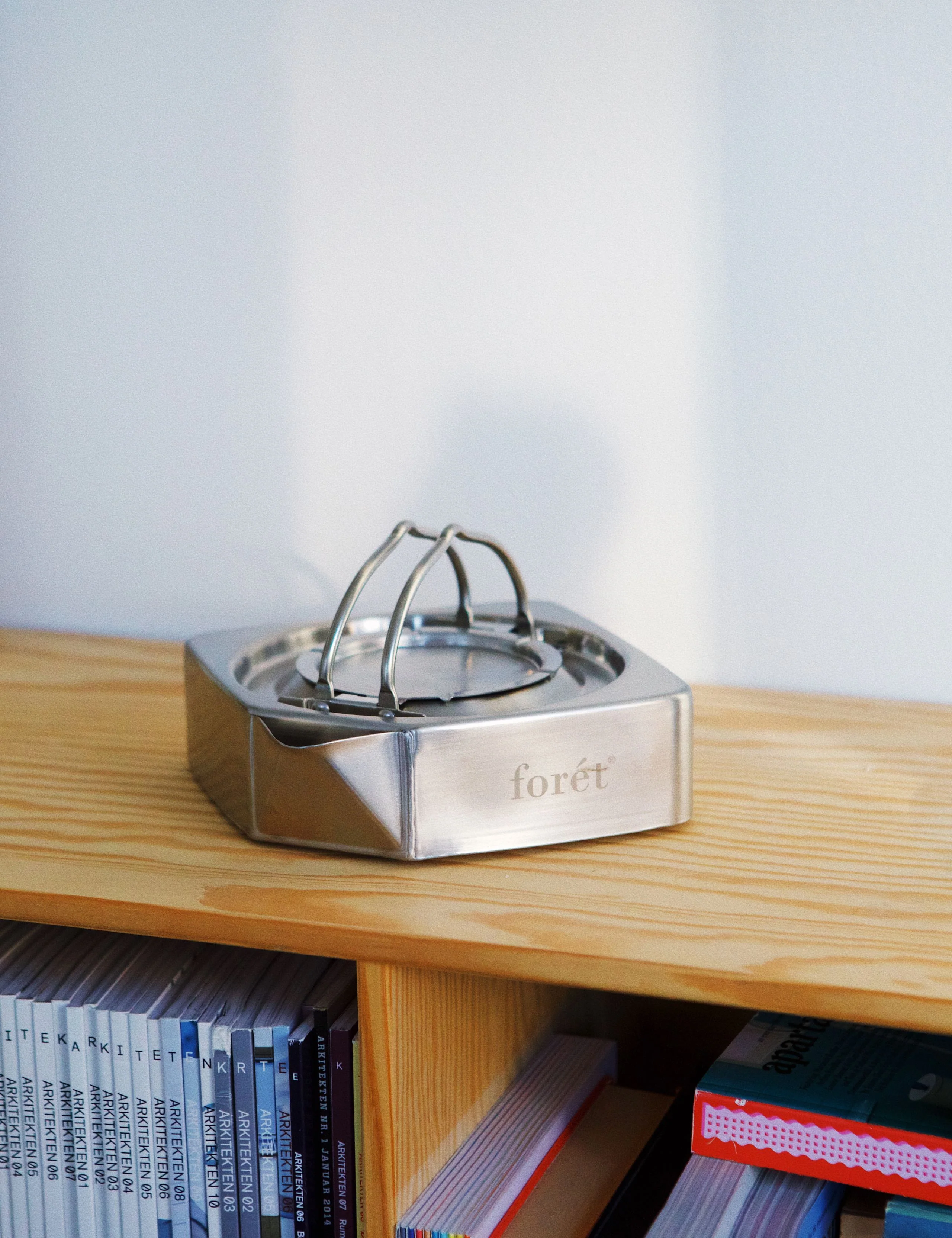 MURANOKAJIYA X FORÉT - SQUARE KETTLE - STAINLESS STEEL - Image 4
