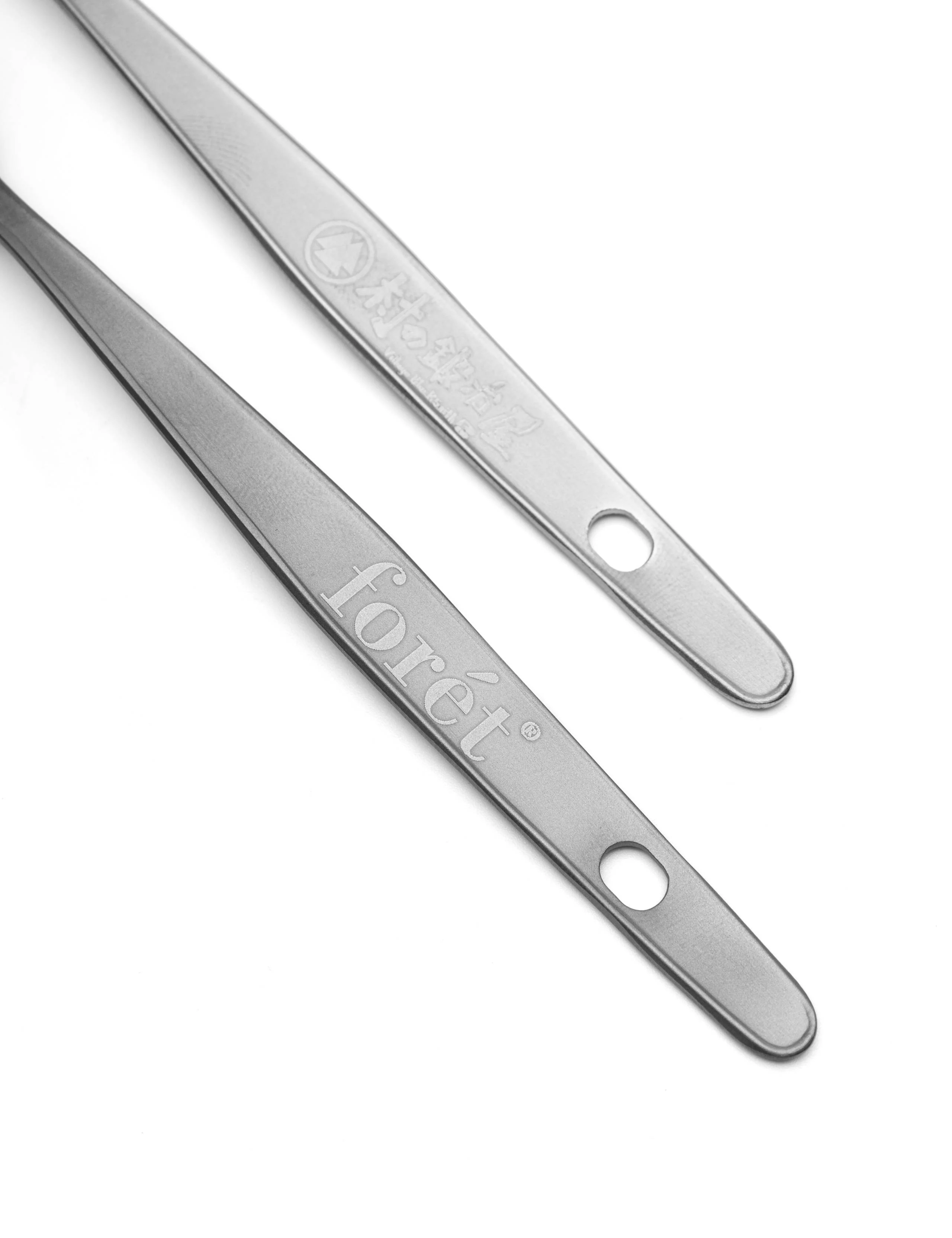 MURANOKAJIYA X FORÉT - FORK & SPOON SET - TITANIUM - Image 4