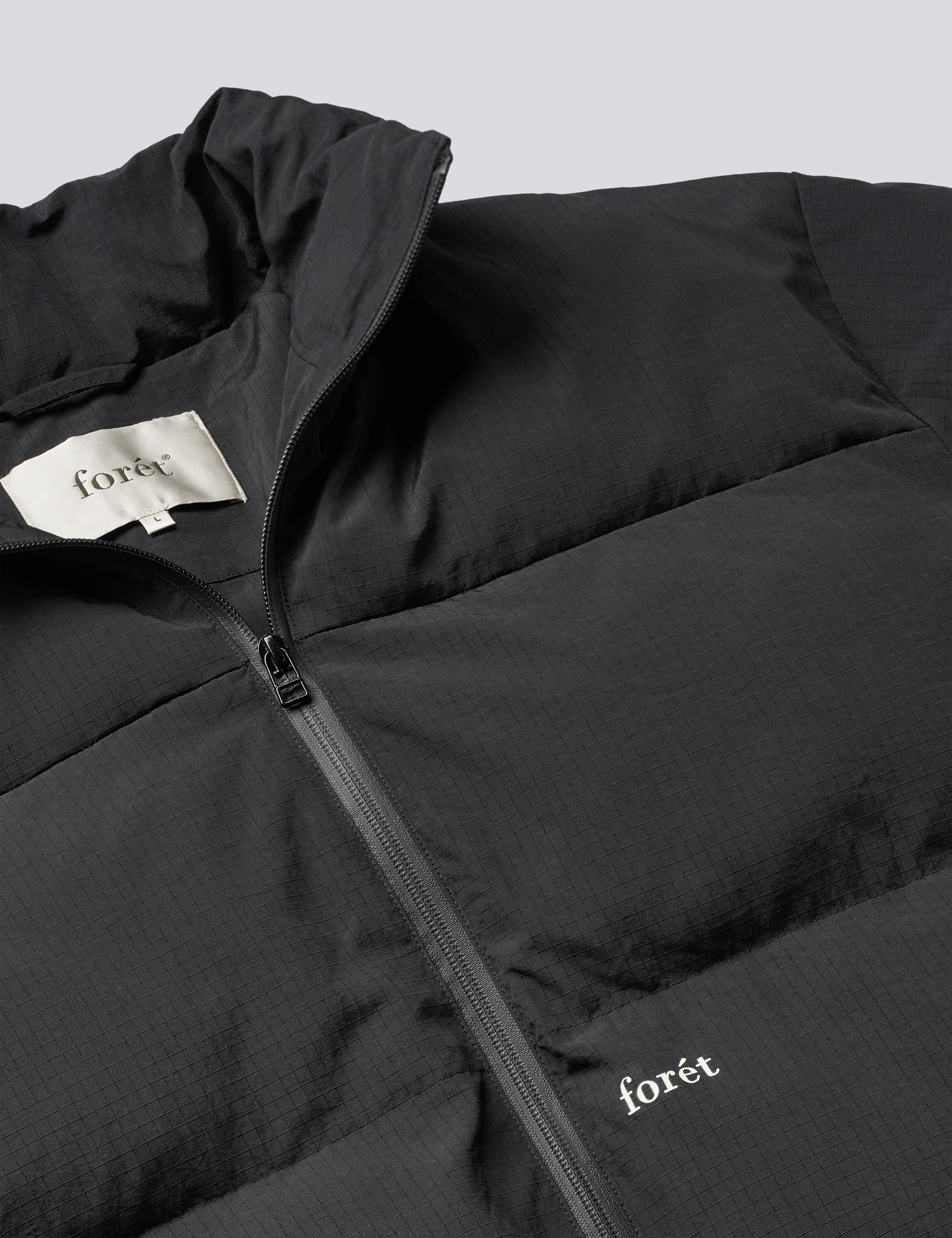 POLAR PUFFER JACKET - BLACK - Image 4