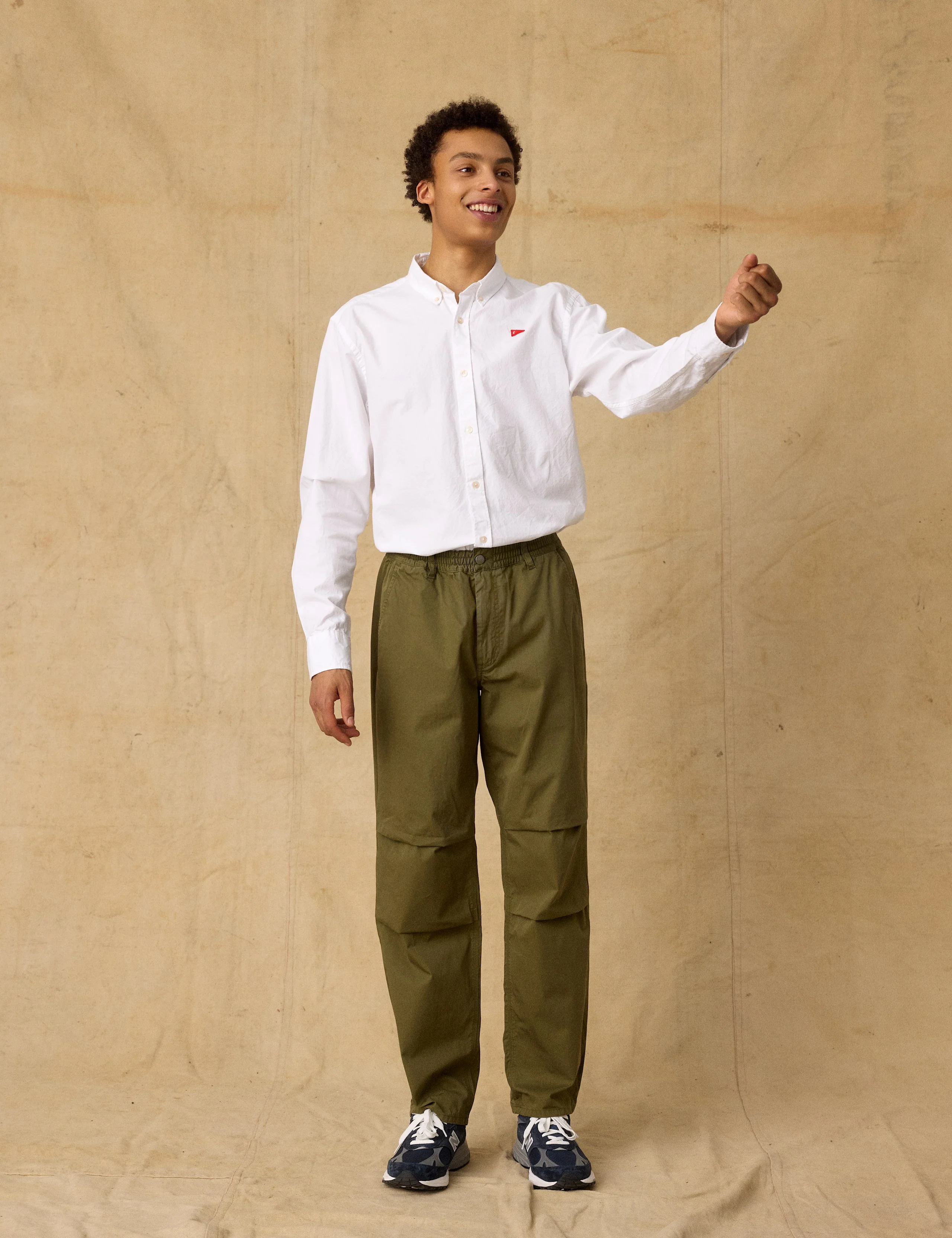 READER COTTON PANTS - ARMY - Image 4