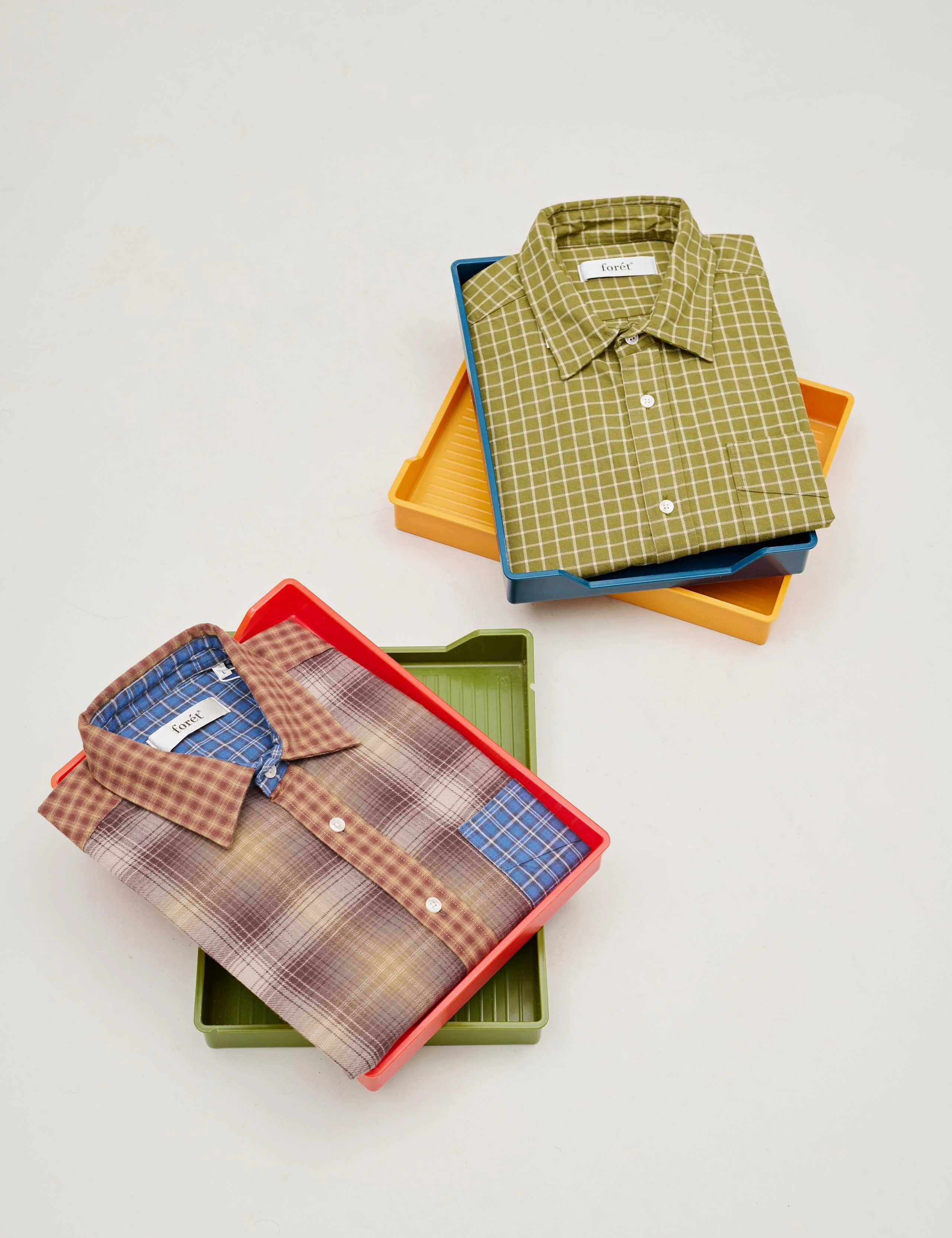 RIDGE REGULAR FIT FLANNEL SHIRT - THYME CHECK - Image 5