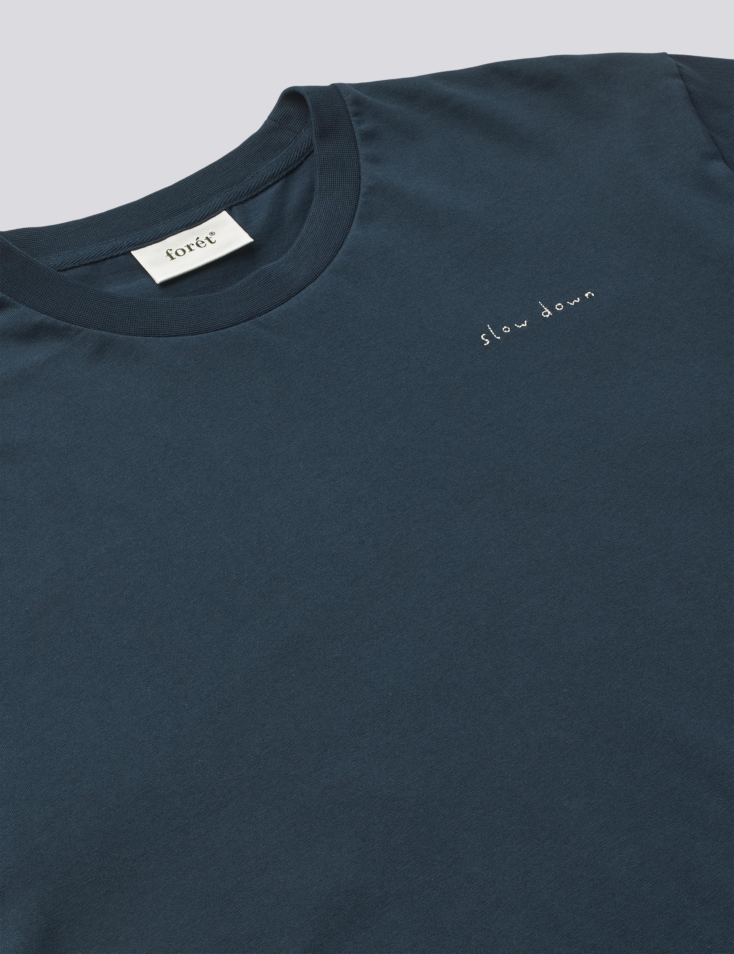 SLOW DOWN T-SHIRT - NAVY - Image 2