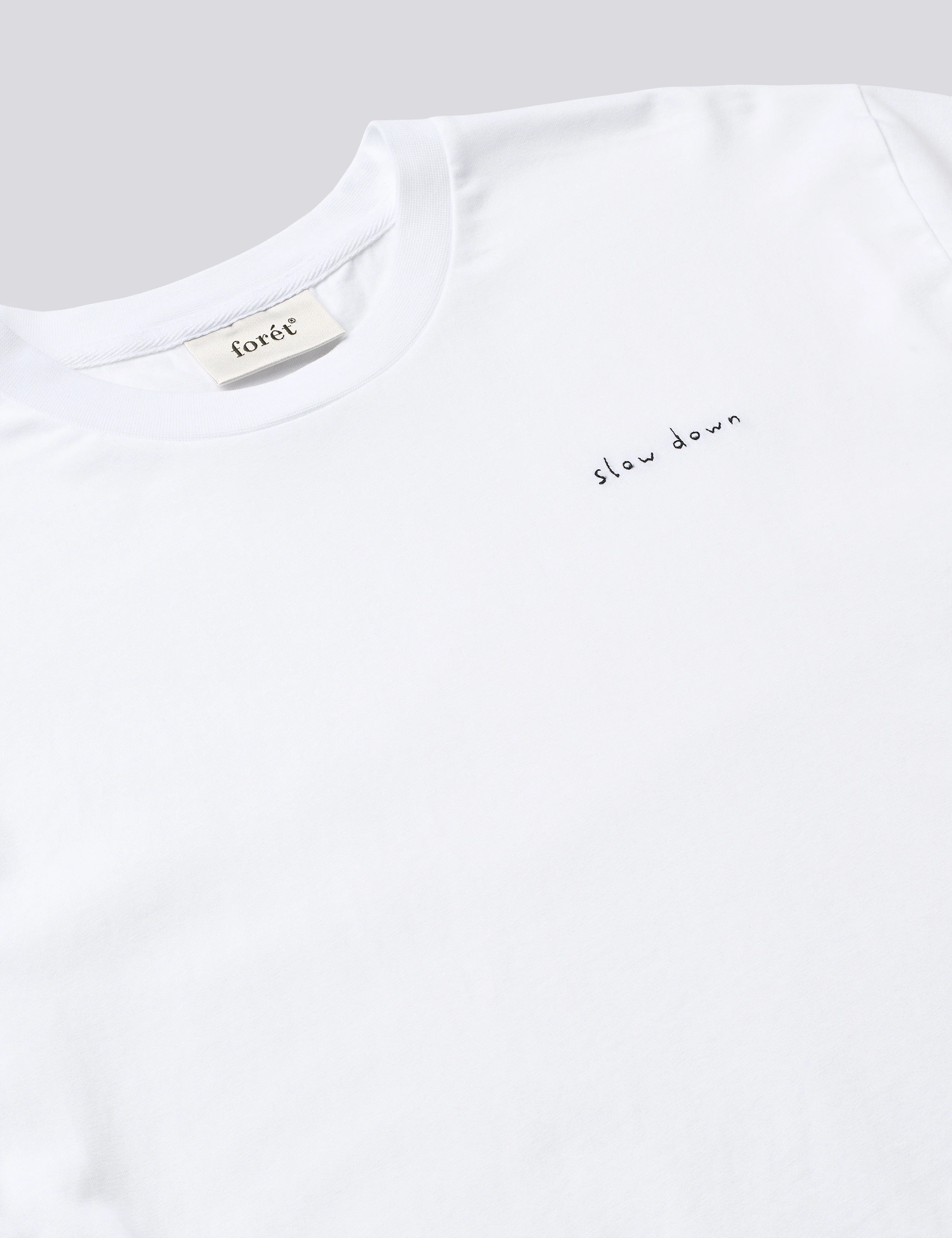 SLOW DOWN T-SHIRT - WHITE - Image 2